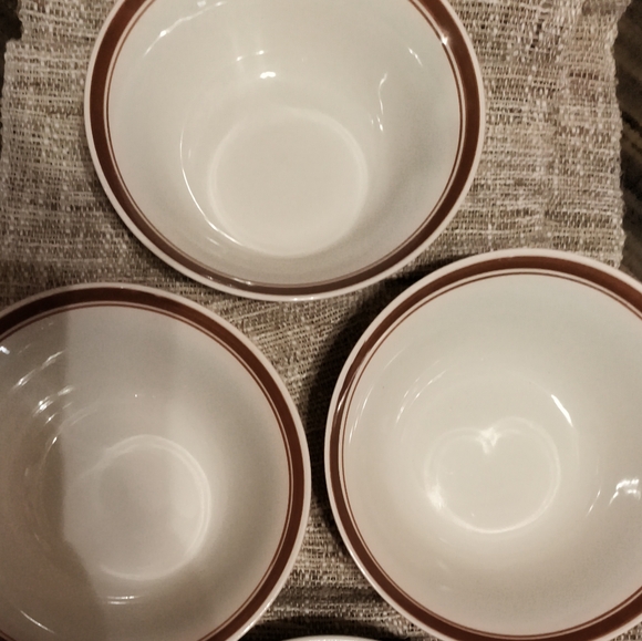 Set of Three Large 9" Stoneware Bowls - Picture 3 of 13